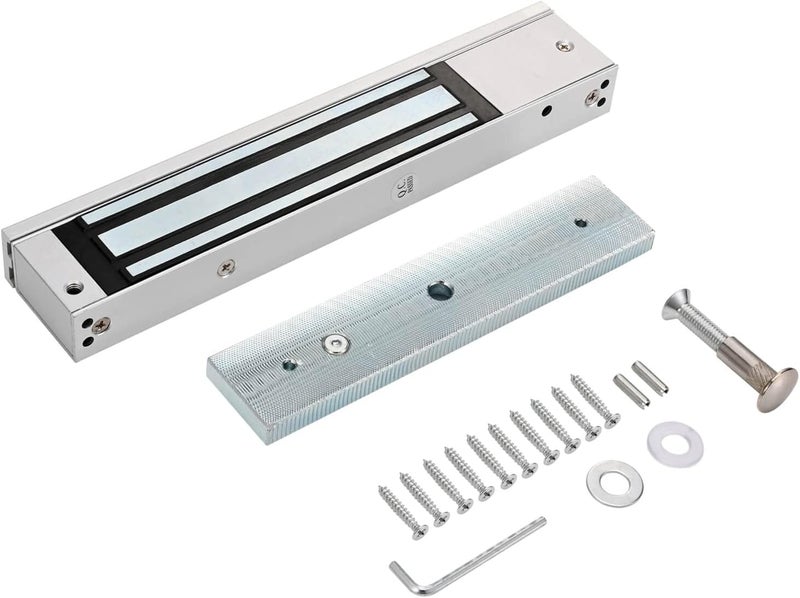 YANWIN Electromagnetic Lock 280KG 600LBS Holding Force Electric Magnetic Door Lock 12V Fail Safe NC Mode for Access Control System - Image 4